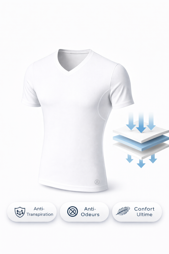 AURELIX – T-Shirt Anti-Transpiration Invisible