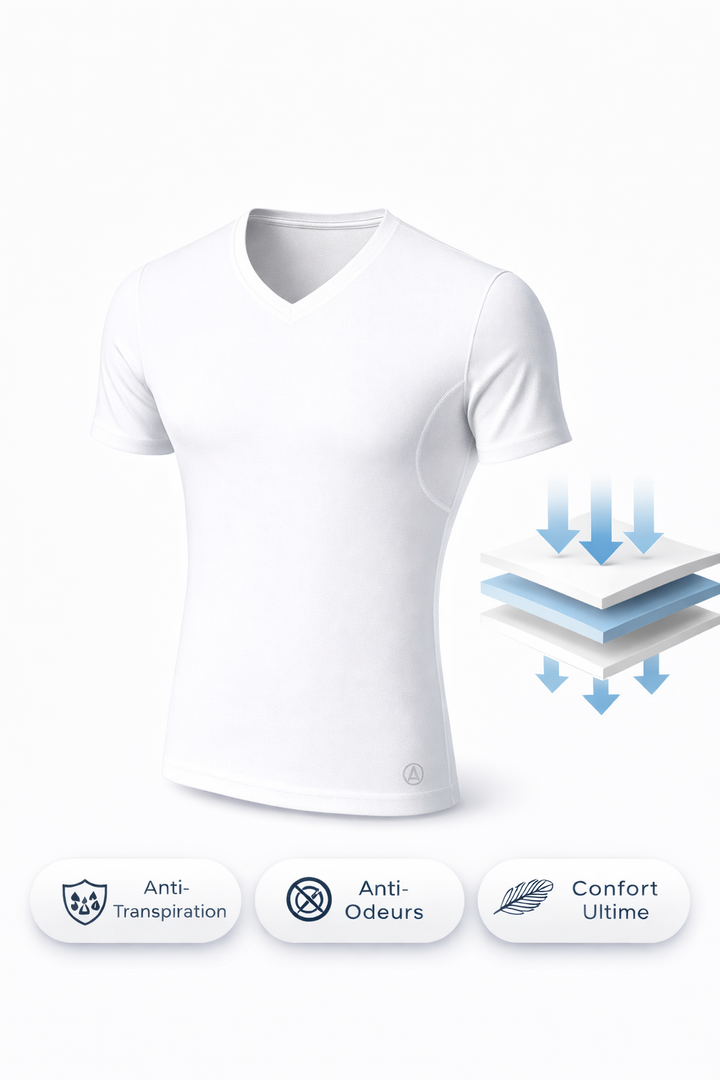 AURELIX – T-Shirt Anti-Transpiration Invisible